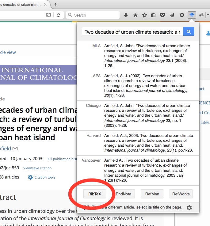 add citation to bibdesk